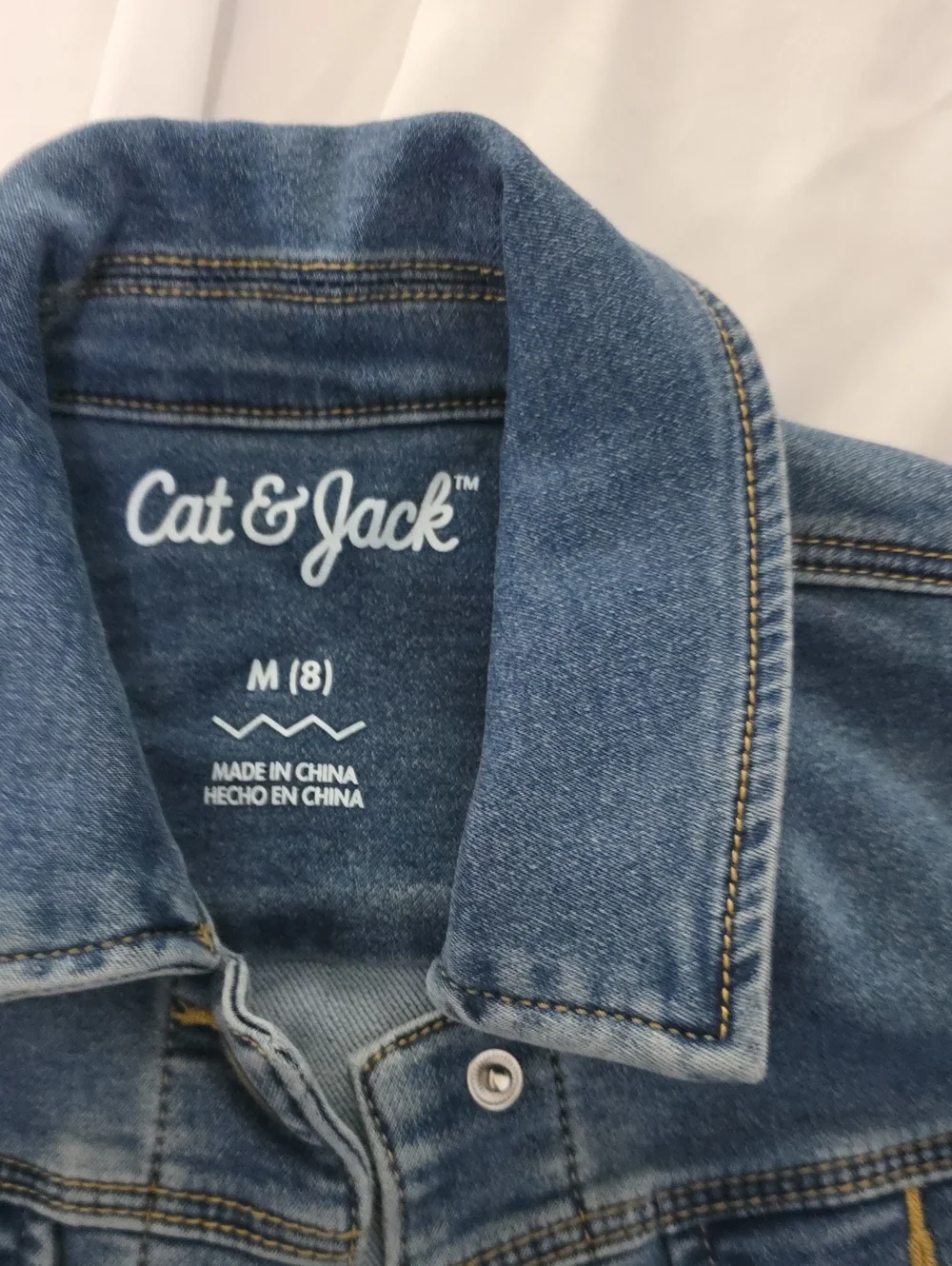 Cat & Jack Light Blue Kids Denim Jacket
